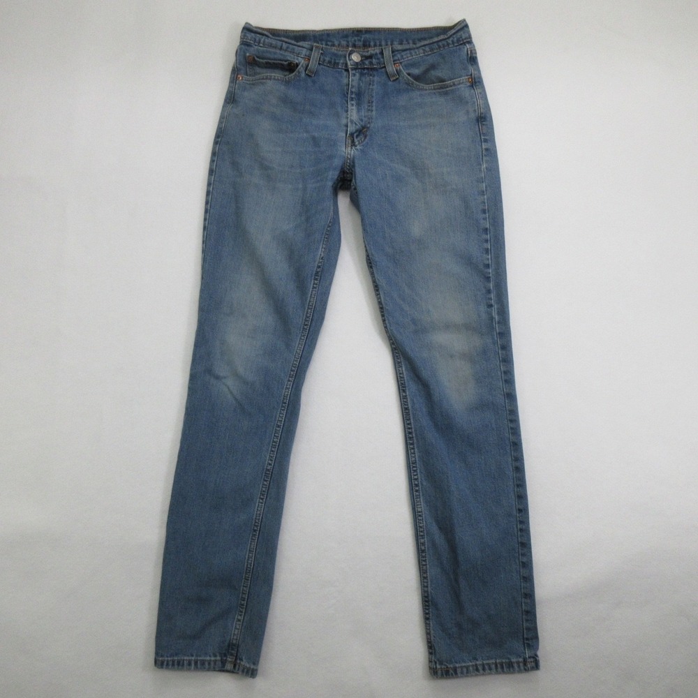 Levi Strauss & Co. Mens Jeans W32 L32 Blue 511 Slim Stretch